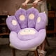 thumbnail image 5 of Cojín De Asiento De Tela Cojín de peluche con forma de pata de gato, 45x40x13cm, almohada cómoda para silla gamer, decoración del hogar, morado, 1 unidad Rkxzt, 5 of 8