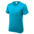 thumbnail image 1 of Gravity Threads UV Protection Poly Pro Youth Tee, Sapphire M, 1 of 1