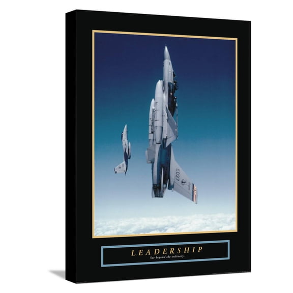 Art.com Leadership Stretched Canvas Print Wall Art, 12" x 16"