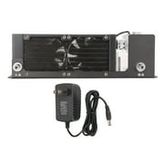 KUAA SLMZ Z T Water Cooling System G1/4 Threaded Interface 250ml Capacity Water Cooled with 2 2000RPM Fans US Plug 100?240V