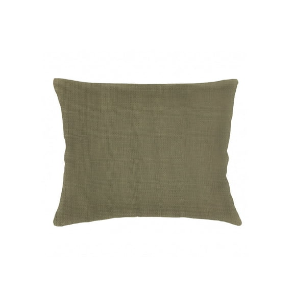 So Soft Linen Olive Green Dutch Euro Pillow 28x36 Down Alternative