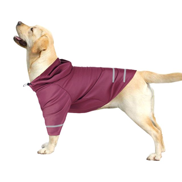 CSChome Quick Drying Pet Vest Pet T-shirt Soft Breathable Reflective Strip Comfortable Quick Drying Polyester Sports Dog T-shirt with Hat