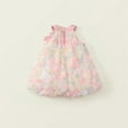 thumbnail image 5 of Flower Girl Dress Casual Sleeveless Kids Spring Summer Outfit Party Comfortable Breathable Pink Dress Size 4-5 Y, 5 of 9