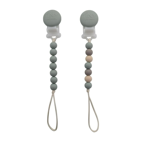 Tiny Teethers Mini Pacifier Clips 2PK for infants – Comfort and Convenience for You and Your Baby, 2PK PACIFIER CLIPS