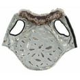 thumbnail image 3 of Pet Life ® Luxe 'Gold-Wagger' Gold-Leaf Fashion Designer Fur Dog Coat, 3 of 7