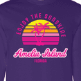 thumbnail image 4 of Inktastic Summer Enjoy the Sunshine Amelia Island Florida in Pink Long Sleeve T-Shirt, 4 of 5