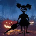 thumbnail image 3 of Silueta de jardín Halloween Scary Ground Mounted Sign Patio trasero al aire libre Decoración de patio, tipo D sidaley HA007928-04, 3 of 6