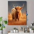 thumbnail image 4 of UXIEQU Highland Cow Canvas Wall Art Print 15.75x11.81 Inches, 4 of 8