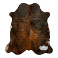 thumbnail image 2 of Medium Brindle Cowhide Rug, 6x7 ft, Genuine Leather, Natural Cowhide for Modern & Rustic Decor, 2 of 8