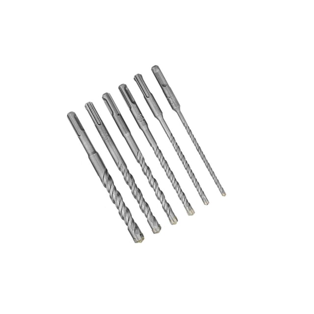 Broca De Martillo Eléctrico Taladro Sds Plus De Alto Rendimiento Juego De Taladro De Cabeza Cruzada Kit De Taladro De Orificio Resistente Al Desgaste Para Escoria,160 * 6 Mm / 6.29 * 0.24 Pulgadas Yuarrent TO005556-04
