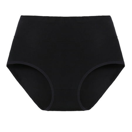 SnnmBlm Tummy Control Shapewear Panties for Women-High Waisted Body Shaper Underwear Seamless Shapewear Panty Girdle Black 2XL