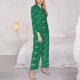 thumbnail image 3 of Balery Duck Mallard Flying Pose Conjunto de Pijama con Estampado para Mujer, Conjunto de Dos Piezas con Manga Larga, Ropa de Dormir Suave con Bolsillos, Pijamas Cómodos-Large, 3 of 7