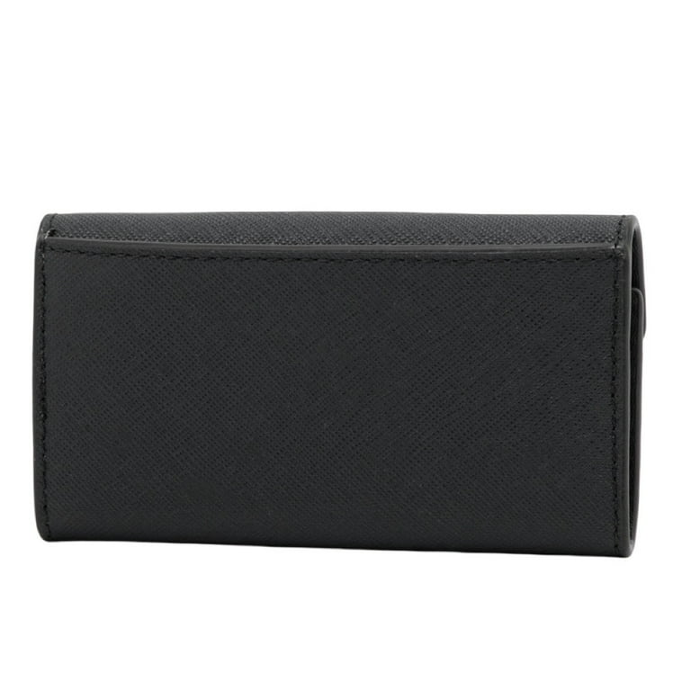 Michael Kors Cooper Saffiano Leather Key Case Organizer (Black