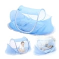 thumbnail image 1 of Cuna Moisés Plegable Portátil Mosquitero Bebe Colchon Incluido Modelo Azul, 1 of 4
