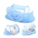 thumbnail image 1 of Cuna Moisés Plegable Portátil Mosquitero Bebe Colchon Incluido Modelo Azul, 1 of 4