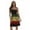 Tie Dye, variant on Riviera Sun Strapless Tube Short Dress / Summer Dresses (Tie Dye, 2X)