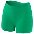 thumbnail image 2 of Women's Plus Size Seamless Boyshorts - High Waist Full Coverage Safety Underwear, Soft Stretchy Yoga Shorts for Layering, Sleep & Everyday Wear Green M, 2 of 4