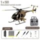 thumbnail image 2 of En Stock Rc Era nuevo 1:28 C189 Bird Rc helicóptero Tusk Md500 modelo de simulación Dual sin escobillas 6 ejes Gyro modelo de simulación de juguete, 2 of 4