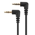 thumbnail image 1 of 3.5mm Audio Cable, 30cm Wire Length Audio Connection Cable Faster Transmission Speed Plastic+Alloy Black Lightweight  For Microphone To Mobile Phone Wire, 1 of 8