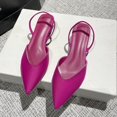 thumbnail image 4 of Toe Sandales Femmes Nouvel Été Simple Pointu Sandales à Talons Carrés Femmes Talons Hauts Chaussures de Mode Femmes, 4 of 7