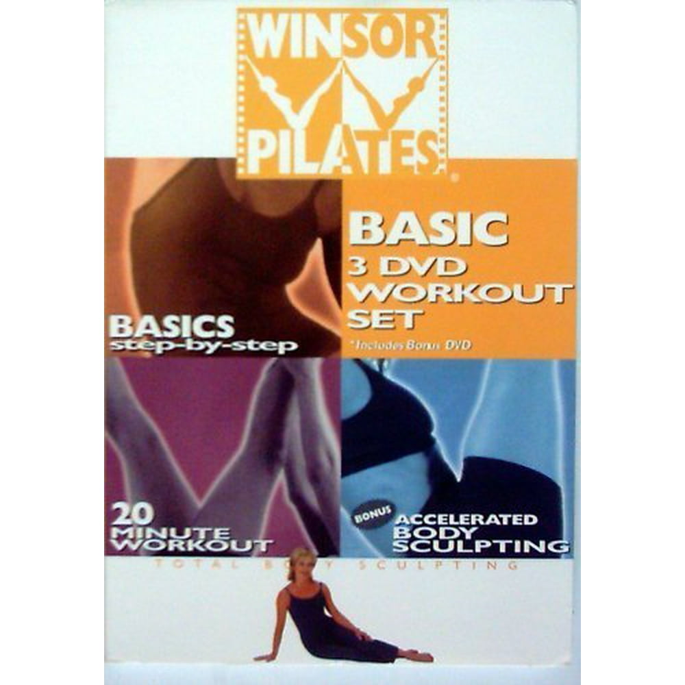 Winsor Pilates Basic 3 DVD Workout Set, Basic Stepbystep, 20 Minute