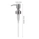 thumbnail image 2 of ELAYARD 2Ud Pump Head Para Botella Con Boquilla De Plástico Fácil De Usar Y Limpiar Plata, 2 of 8