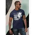 thumbnail image 4 of Free At Last Dr Martin Luther King Jr Quote Men's T-shirt, M, Navy, 4 of 6