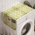 thumbnail image 1 of Botanical Washing Machine Organizer, Repeating Pattern with Silhouettes of Olive on Leafy Branches, Anti-slip Fabric Top Cover for Washer and Dryer, Avocado Green Ivory, by Ambesonne, 1 of 1