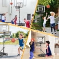 thumbnail image 4 of Canasta de baloncesto interior para niños Flybakiz con marcador y temporizador, 4 of 9