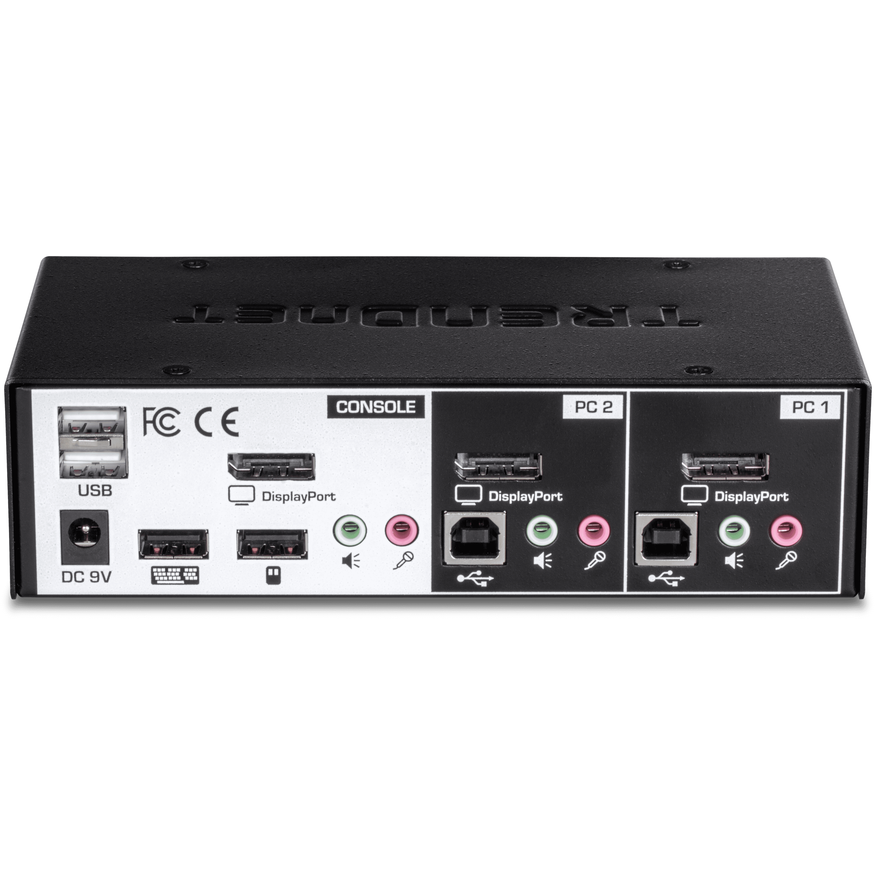 TRENDnet TK-241DP, 2-Port DisplayPort KVM Switch,