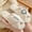 Silver, variant on JUSLIO Womens House Slippers, House Slippers Crisscross Cross Strap Fuzzy Plush Open Toe Slides Non Slip Flat Sole Slippers Gold