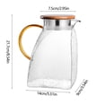 thumbnail image 3 of Rewenti Glass Kettle Water Kettle Cold Water Kettle Glass Kettle Heat High Temperature Household Kettle Large Capacity, 3 of 6