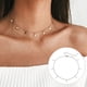 thumbnail image 4 of Collar con estrella de cinco puntas, galvanoplastia, elegante gargantilla circular vintage. plata, 4 of 9