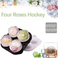 thumbnail image 3 of WKSCLPAI Creative Rose Ice Mold Clearance Silicone Popsicle Molds Large Rose Shaped Round Ice Cube Tray for Cocktails,Whiskey,Cocktails,Pudding,Chocolate, 3 of 5