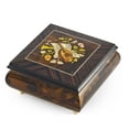thumbnail image 1 of Hand-made 30 Note Italian Jewelry Box with Mandolin Wood Inlay - 5th Symphony (Beethoven), 1 of 2