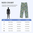 thumbnail image 4 of Lsque Green Leopard Print Men's Pajama Pants, Lounge Pant - Comfortable Home Wear,Elastic Waistband, Stylish Design-Medium, 4 of 9
