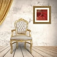 thumbnail image 3 of Pela Studio 12x12 Gold Ornate Wood Framed with Double Matting Museum Art Print Titled - Red Label I, 3 of 4