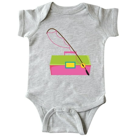 

Inktastic Fishing Tackle Girls Gift Baby Girl Bodysuit