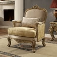 thumbnail image 2 of Traditional Luxury Chenille Gold Champagne 3Pcs Sofa Set By Homey Design HD-2626, 2 of 4