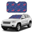 thumbnail image 3 of Bingfone Chicken and Rooster Car Windshield Sunshade,Sun Foldable Sun Shield Sun Visor for Car - Medium, 3 of 9