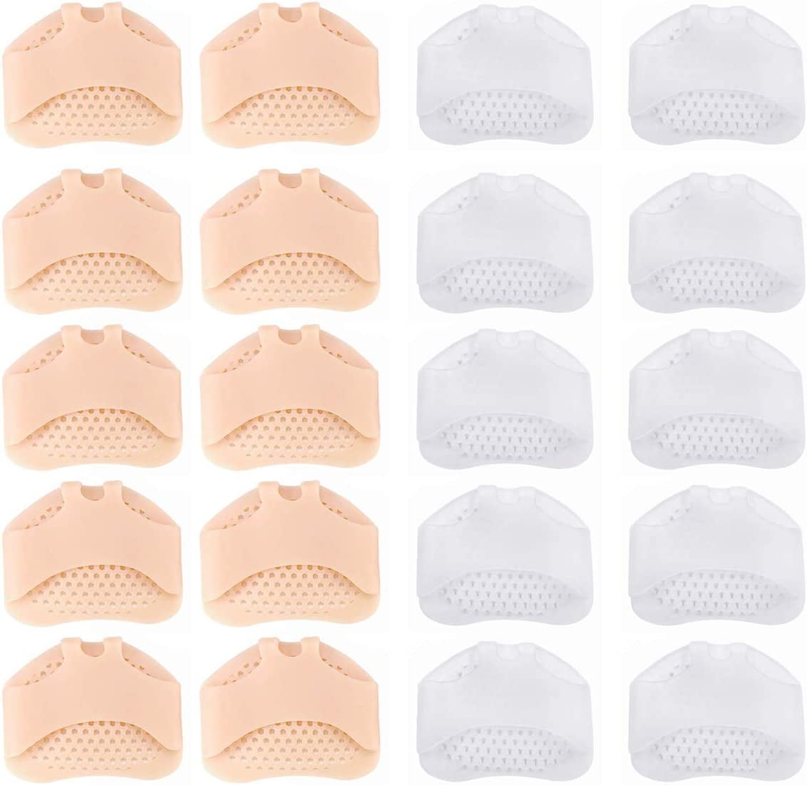 Buy Male and female foot pads, breathable and soft silicone foot pads