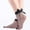 Black, variant on Winter Socks Clearance Women Bowknot Glitter Solid Fishnet Sock Transparent Elastic Sheer Ankle Socks