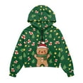 thumbnail image 4 of Xoenoiee Christmas Cookies Sock Tree Star Print Girls Sweatshirts Half Zip Cropped Pullover Xmas Quarter Zipper Hoodies 2025 Fall Fashion Outfits Clothes, 11-12 Years, 4 of 7