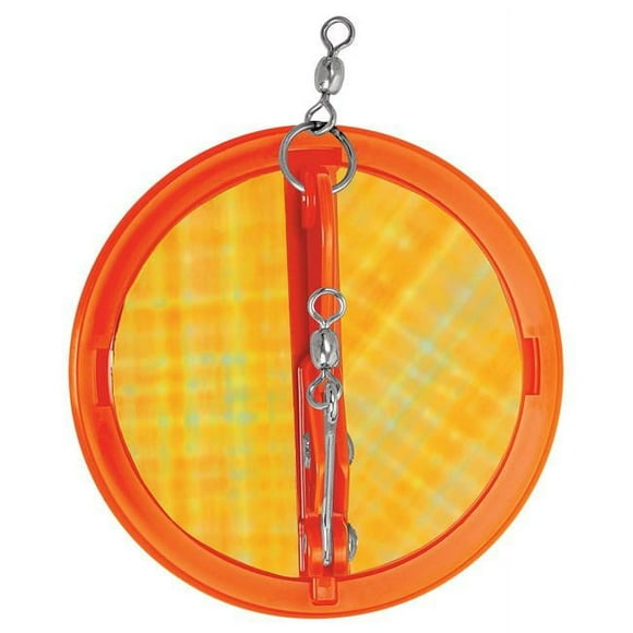 Luhr-Jensen 5560-001-2510 4.125 Po. Plongeur Fire Dipsy - Fond Argenté Gelée de Lune