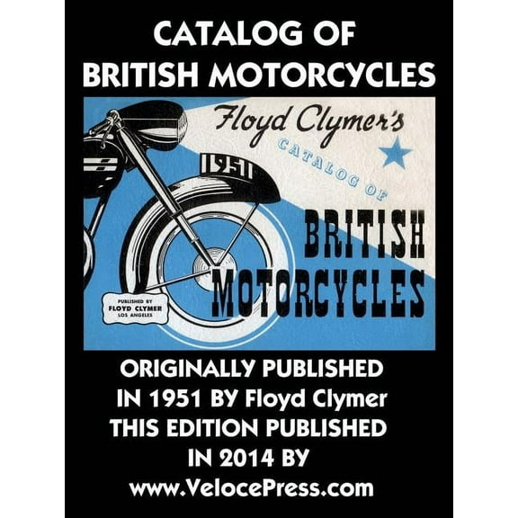 Catalog of British Motorcycles, (Paperback)