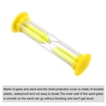 thumbnail image 3 of Uxcell 1 Minute Sand Timer, 6pack Small Sandy Clock, Count Down Sand Glass Yellow, 3 of 5