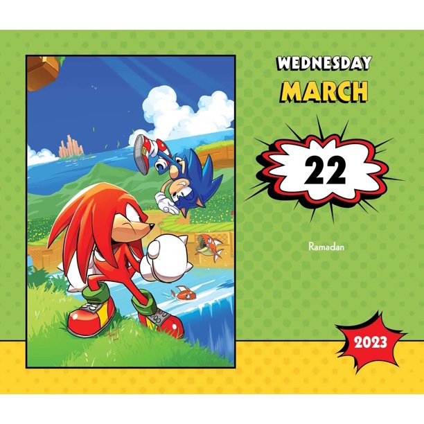Sonic the Hedgehog Comic Collection 2023 Day-To-Day Calendar (Calendar) - Walmart.com sonic-the-hedgehog-comic-collection-2023-day-to-day-calendar-calendar-walmart-com
