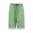 thumbnail image 4 of Vrotazzy Girls Casual Spring Summer Girls Pants with Comfortable High Waist Wide Leg Cropped Design Featuring Pockets for Everyday,Sizes 13-14 Years, 4 of 4