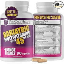 ProCare Health | Bariatric Multivitamin | 45mg Iron | Capsule | 90 Count | 3-Month Supply