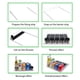 thumbnail image 4 of Bsvklp Empujador Botellas Latas Refresco para Refrigerador(Black 310mm 5 Sets), 4 of 7
